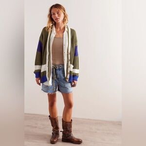 Free People We The Free Chelsea Cardi Size L